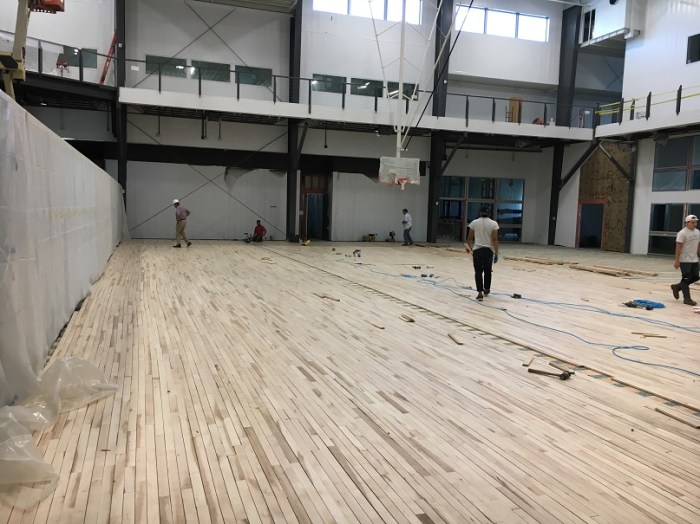 Basketball Court Installation | PARCS Ltd. | Liftsafe Recreation