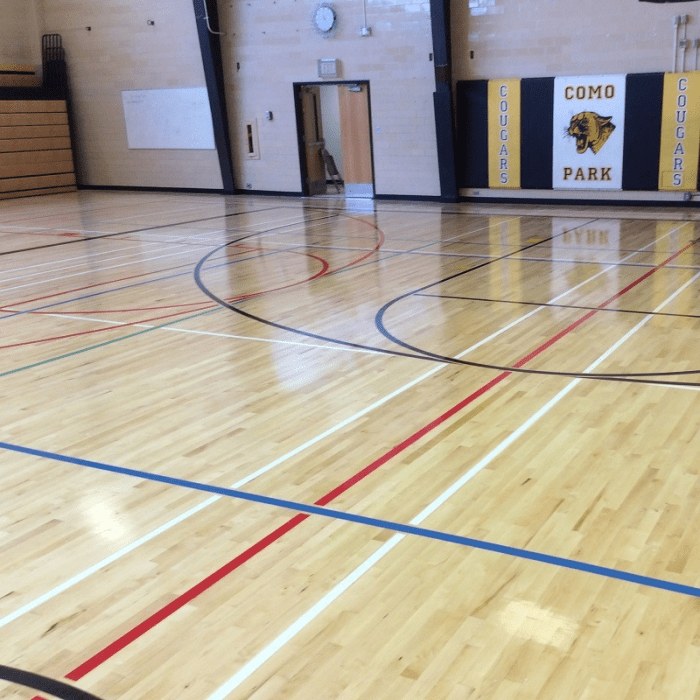 Indoor Basketball Court Flooring at ₹ 320/square feet | Basketball ...