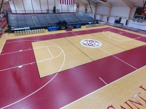 Indoor Basketball Field Mat PVC Plastic Parquet Laminate Floor - Sports ...