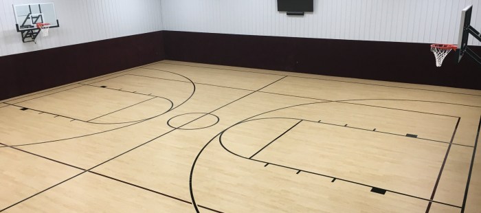 What Are Basketball Court Floors Made Of | Viewfloor.co Lantai parket lapangan basket