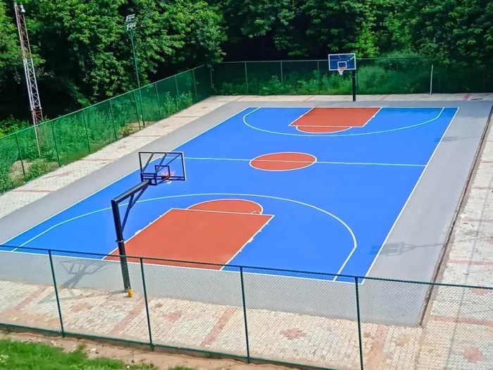 Basketball Court Construction at ₹ 160/sq ft in Hajipur | ID: 2851922446188 Proyek lapangan basket