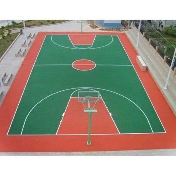 Modular Acrylic Basketball Court Construction Service, in Gujarat at Rs ... Proyek lapangan basket
