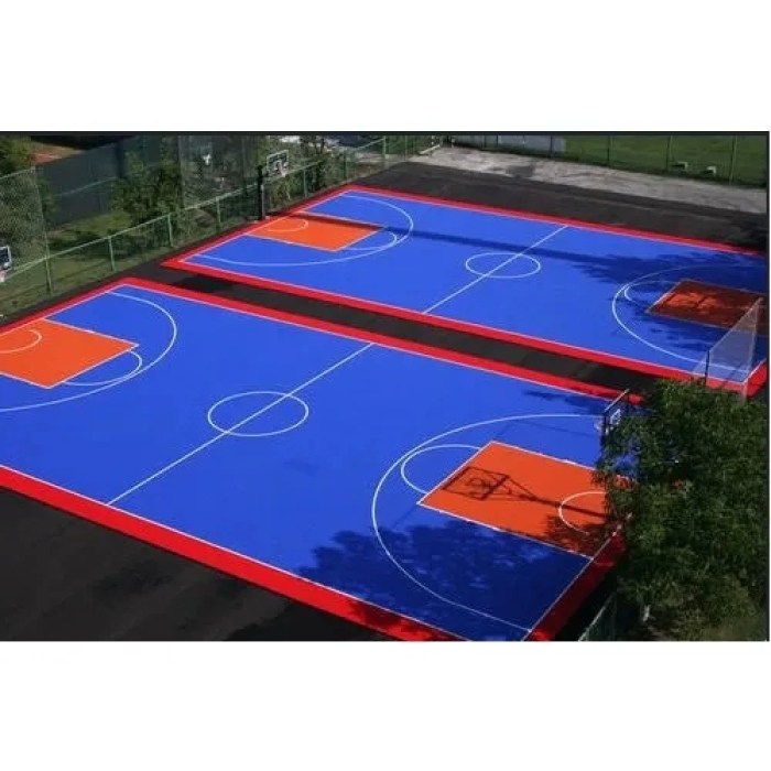 Wooden Basketball Court Construction Services in Navi Mumbai | ID ...