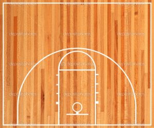 Perencanaan waktu pemasangan lantai parket lapangan basket