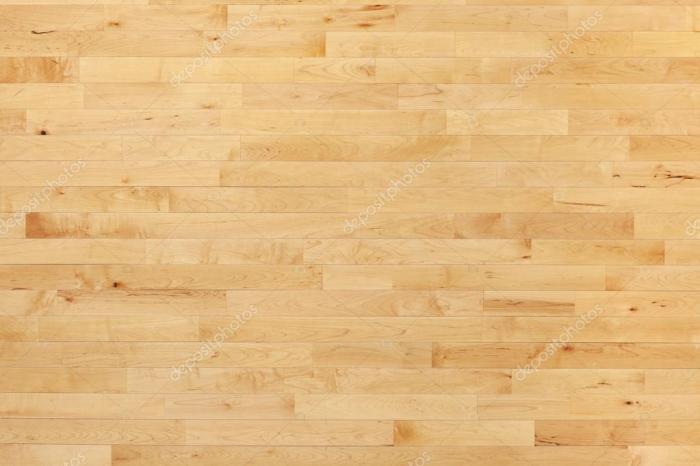 Hardwood basketball court floor viewed from above Stock Photo by ...