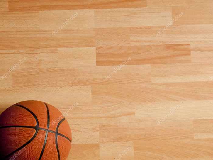 Empty Basketball Court with Pristine Hardwood Floor. Generative AI ... Empty Basketball Court with Pristine Hardwood Floor. Generative AI ...
