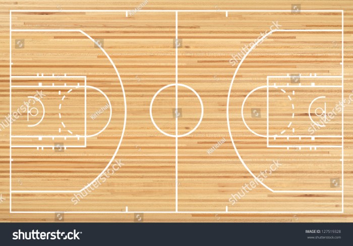 Basketball Court, Parquet Stock Photo 127519328 : Shutterstock