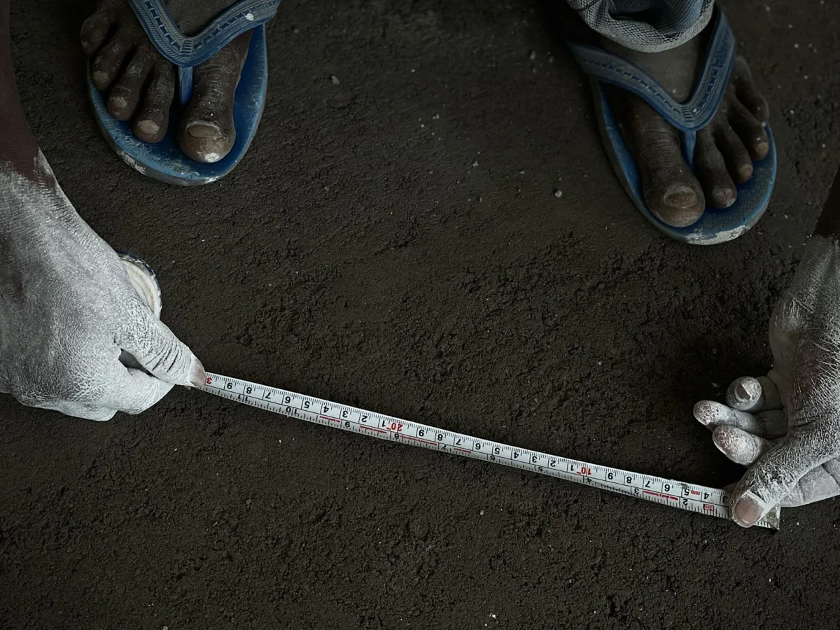 Broken Floor Measuring Tape