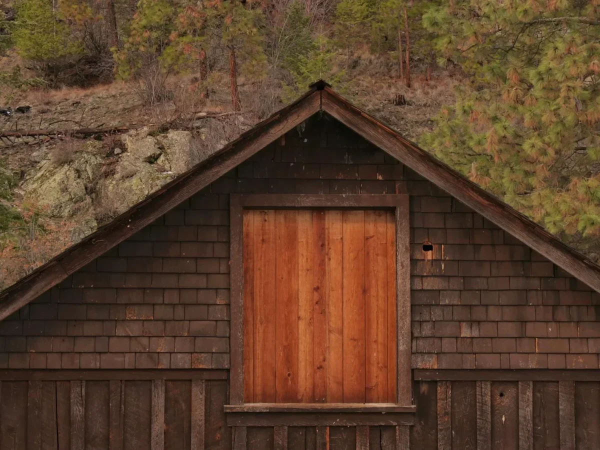 Classic Wooden Roof Elegant House Natural Wood