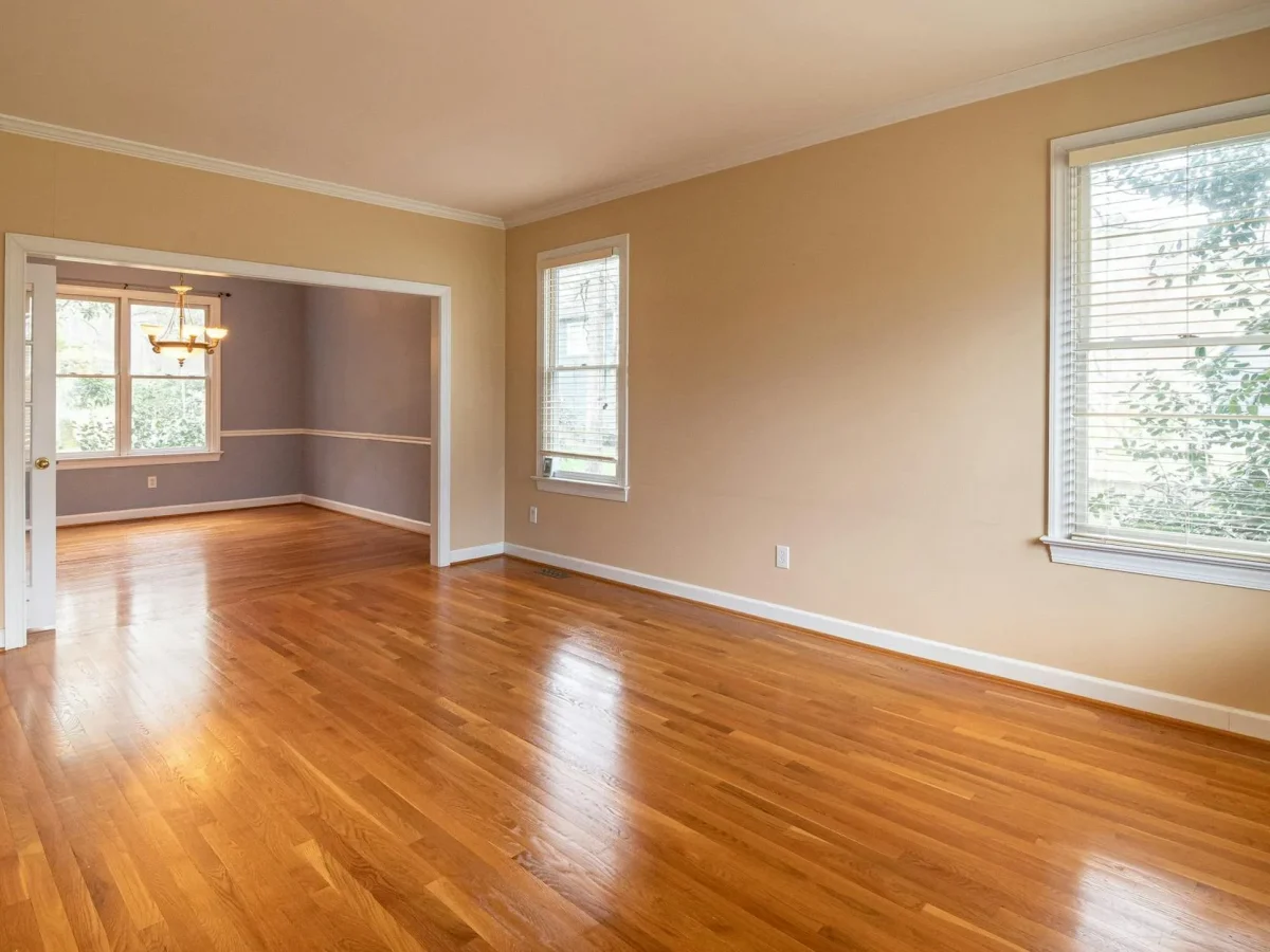 Clean Wood Floor Shining Floor
