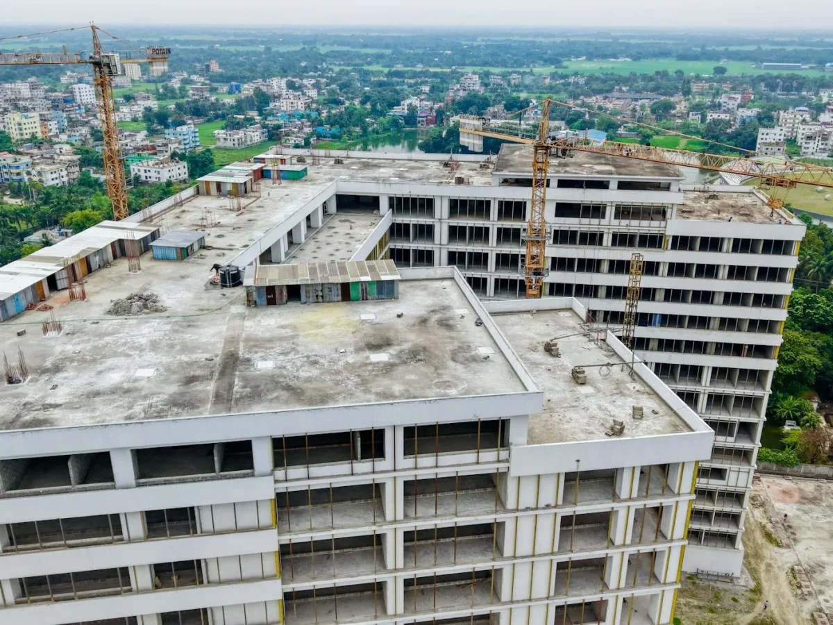 Construction Process Building Stages