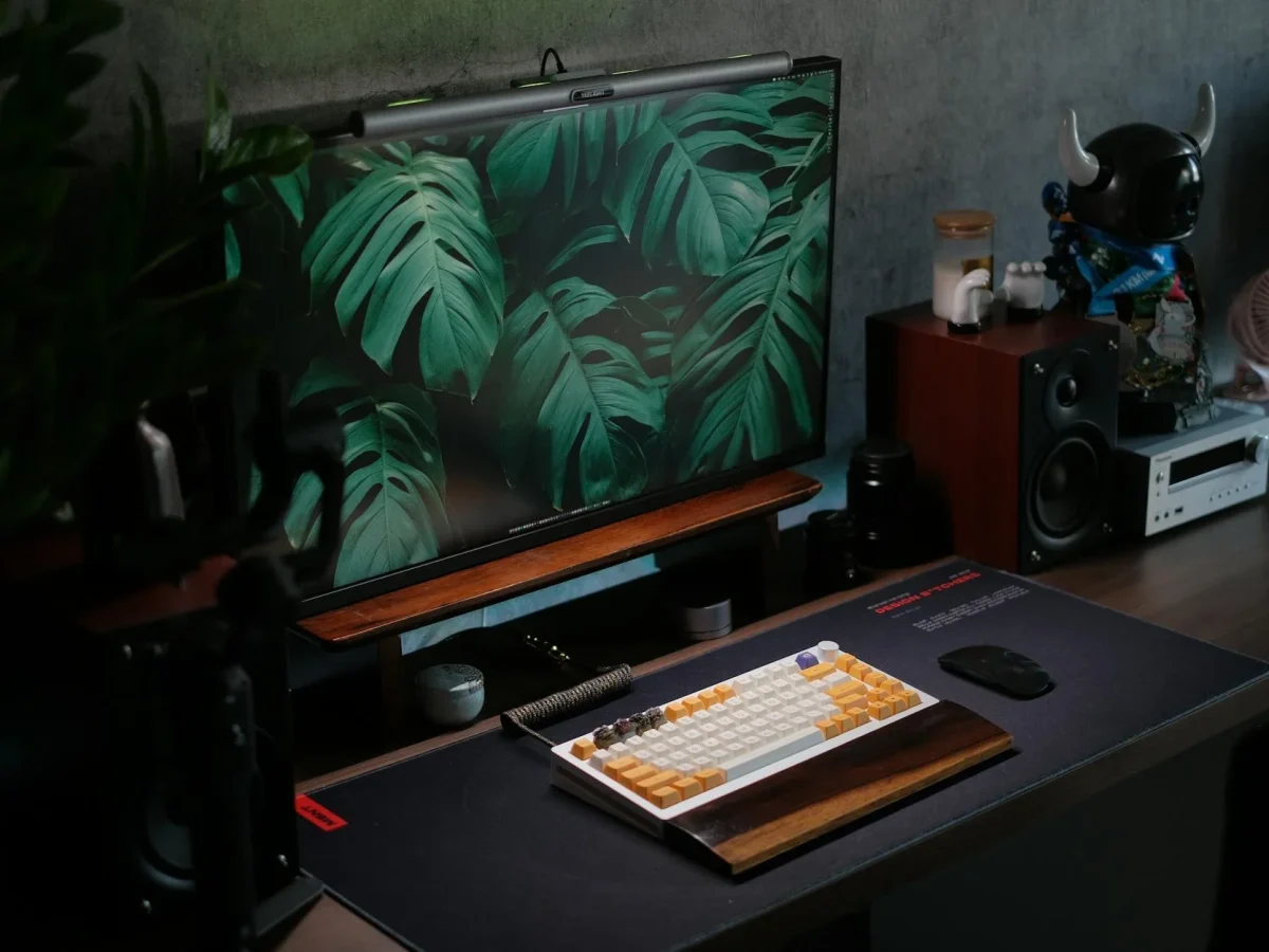Custom Desk Wooden Desk Minimalist Workspace