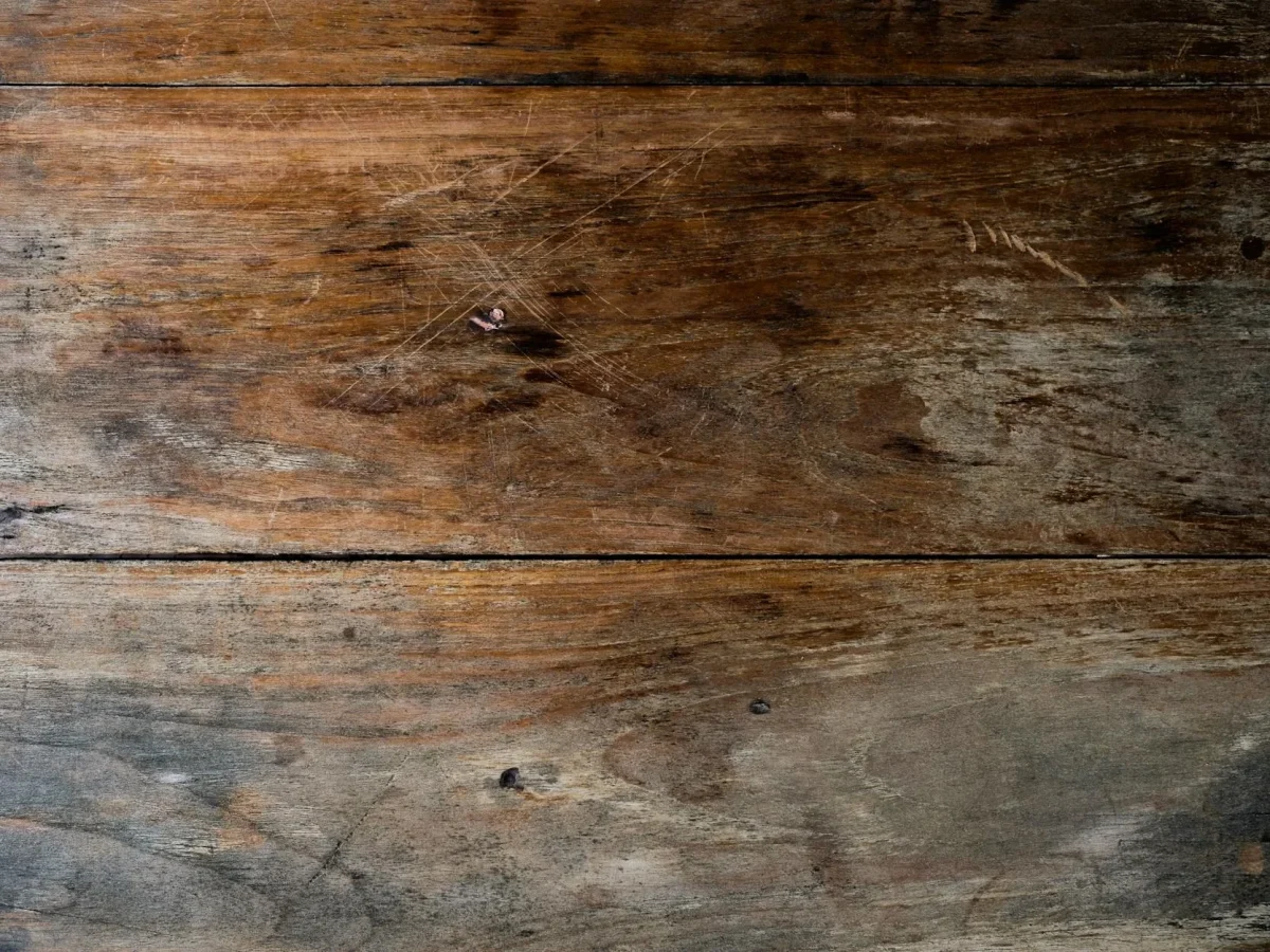 Dull Wood Floor Scratched Wood