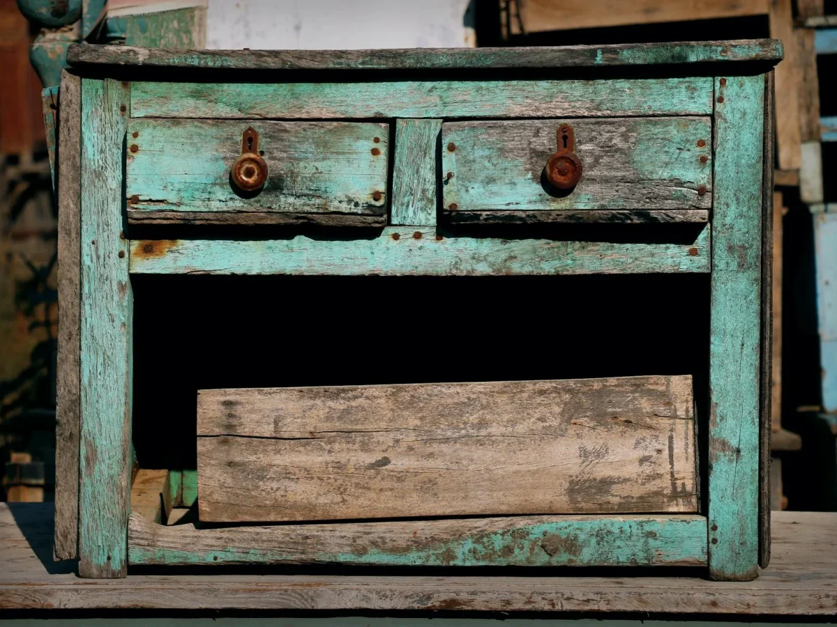 Dull Wood Old Furniture