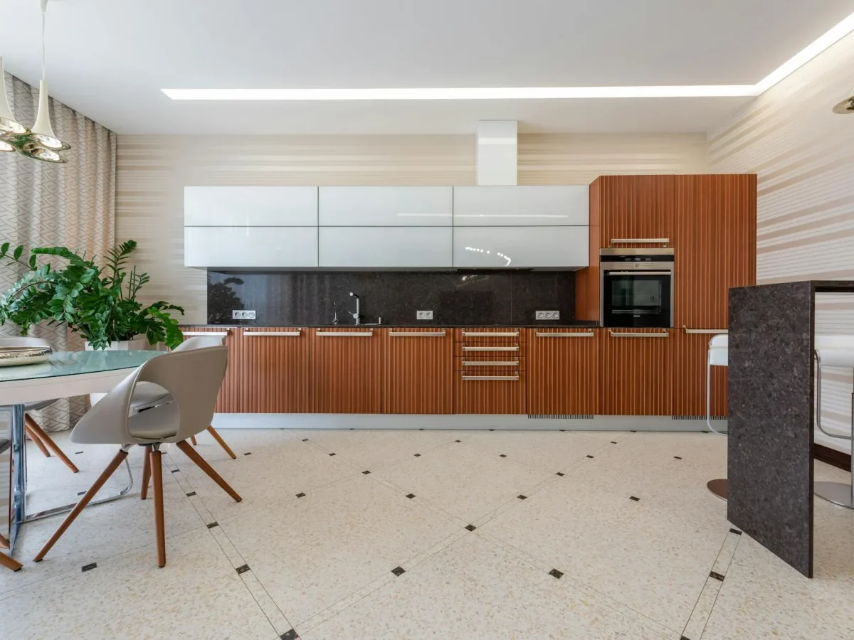 Minimalist Dining Room Modern Kitchen