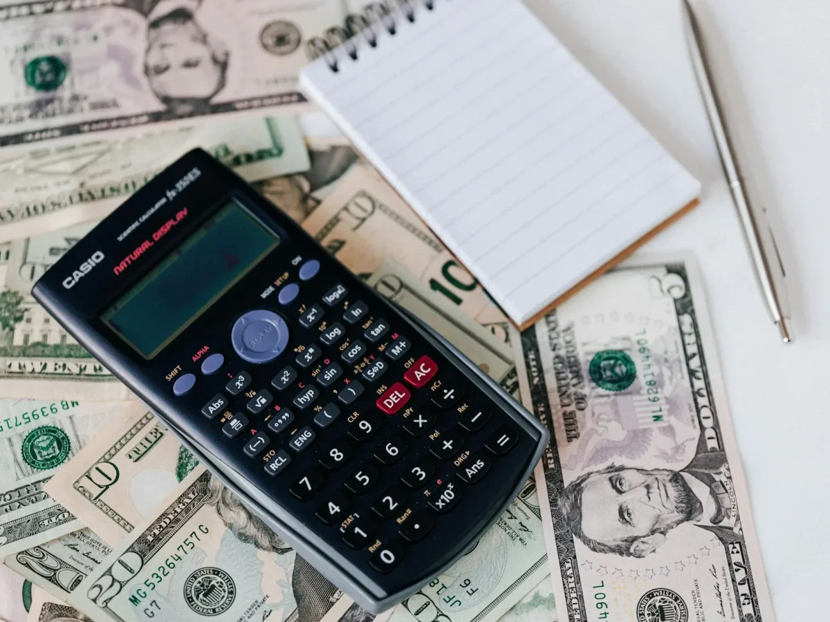 Money Calculator Wood Floor