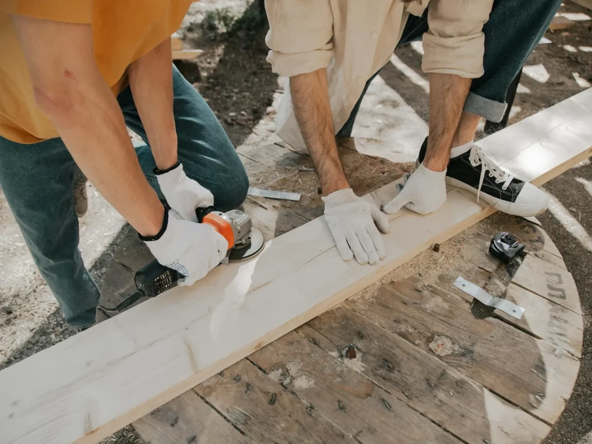 Power Tools Wood Planks