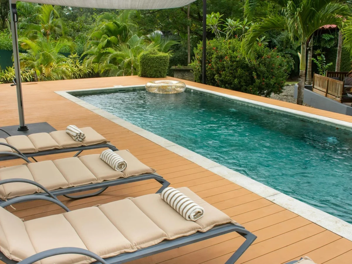 PVC Deck UPVC Floor Bamboo Decking