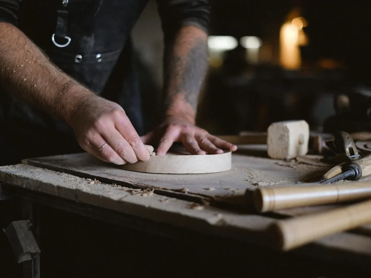 Sandpaper Wood Preparation