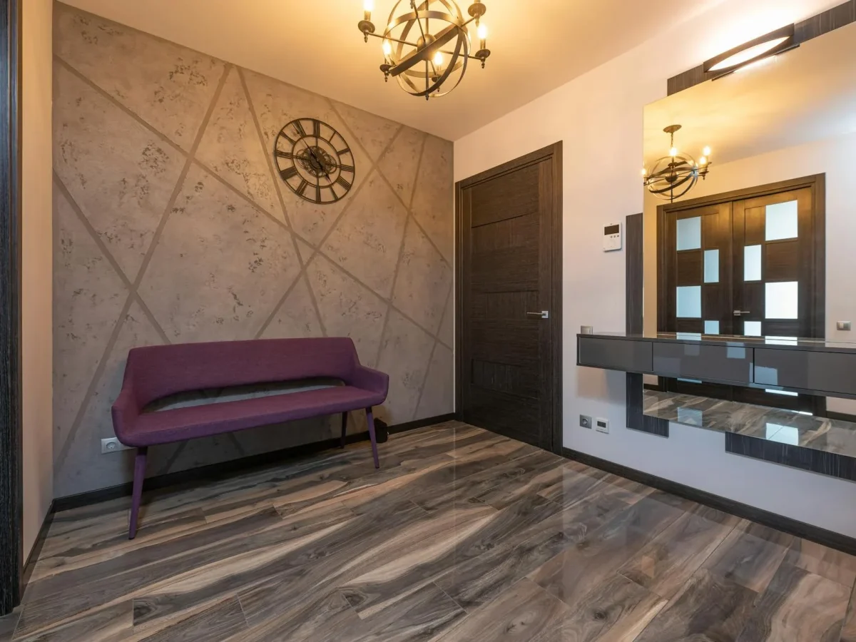 Vinyl Floor Wood Pattern Modern Home