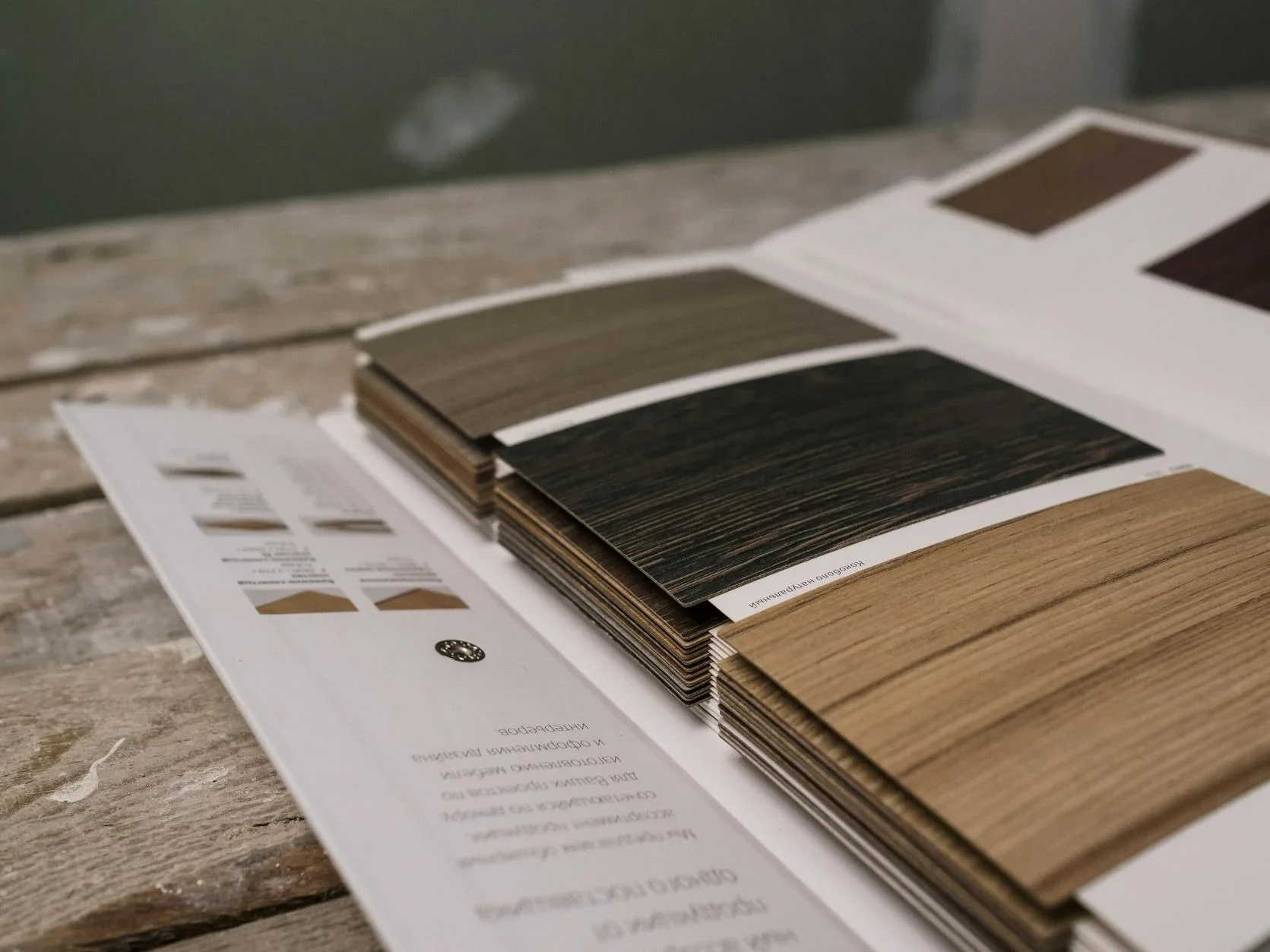 Wood Samples Parquet Types