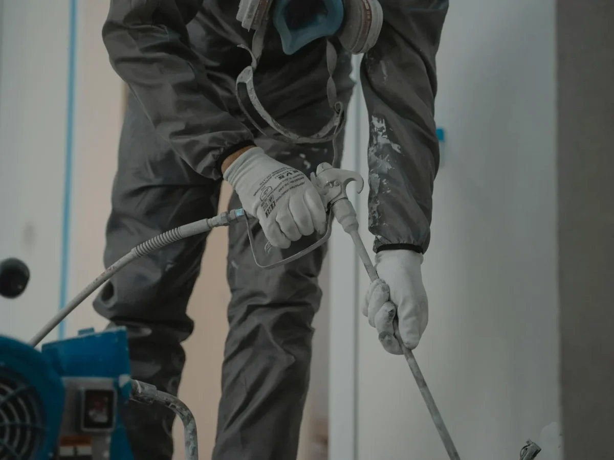 Wood Sanding Paint Spraying