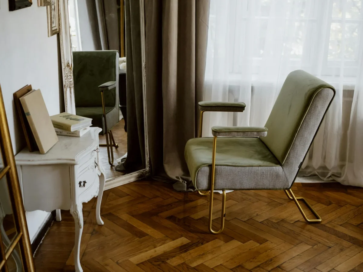 Wooden Floor Elegant Room