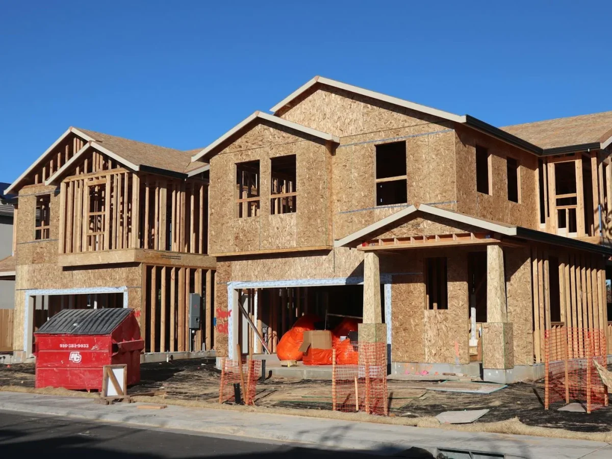 Wooden Frame House Construction