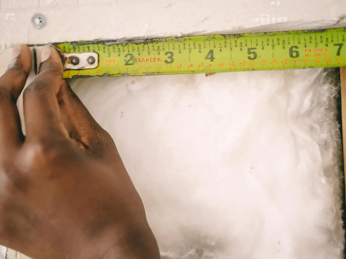 Worker Measuring Tape